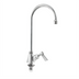 Thumbnail image #1 for Commercial Brass Manual Deck-Mount Faucet with 6-Inch Swivel Gooseneck Spout and Lever Handle