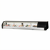 Thumbnail image #1 for Everest Refrigeration 71-Inch Countertop Sushi Display Case with Curved Glass and Right-Mounted Self-Contained Refrigeration