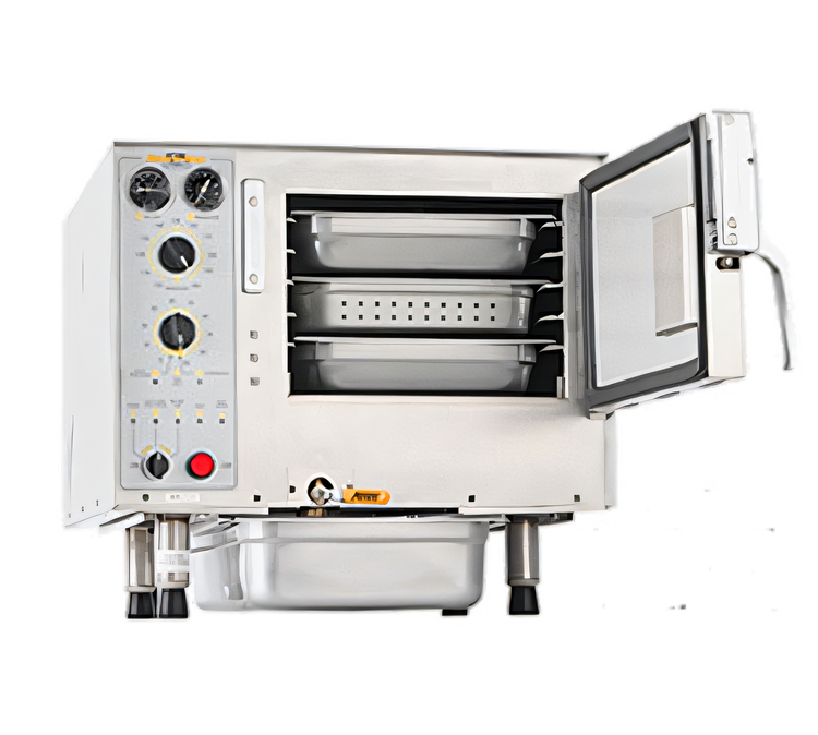 Product image #1 for AccuTemp Steam'N'Hold Boilerless Convection Countertop Steamer, 3-Pan Electric Connectionless Unit