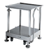 Thumbnail image #1 for Bizerba Stainless Steel Slicer Equipment Stand with Retractable Casters