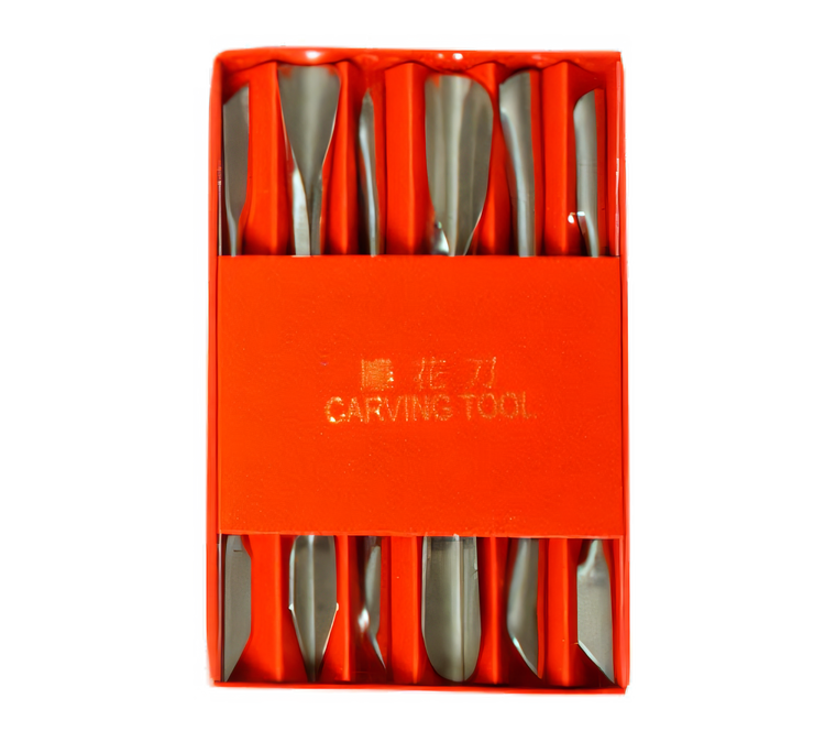 Product image #1 for Town Equipment 6-Piece Stainless Steel Garnishing Kit, 6-1/2-Inch, Dozen Pack