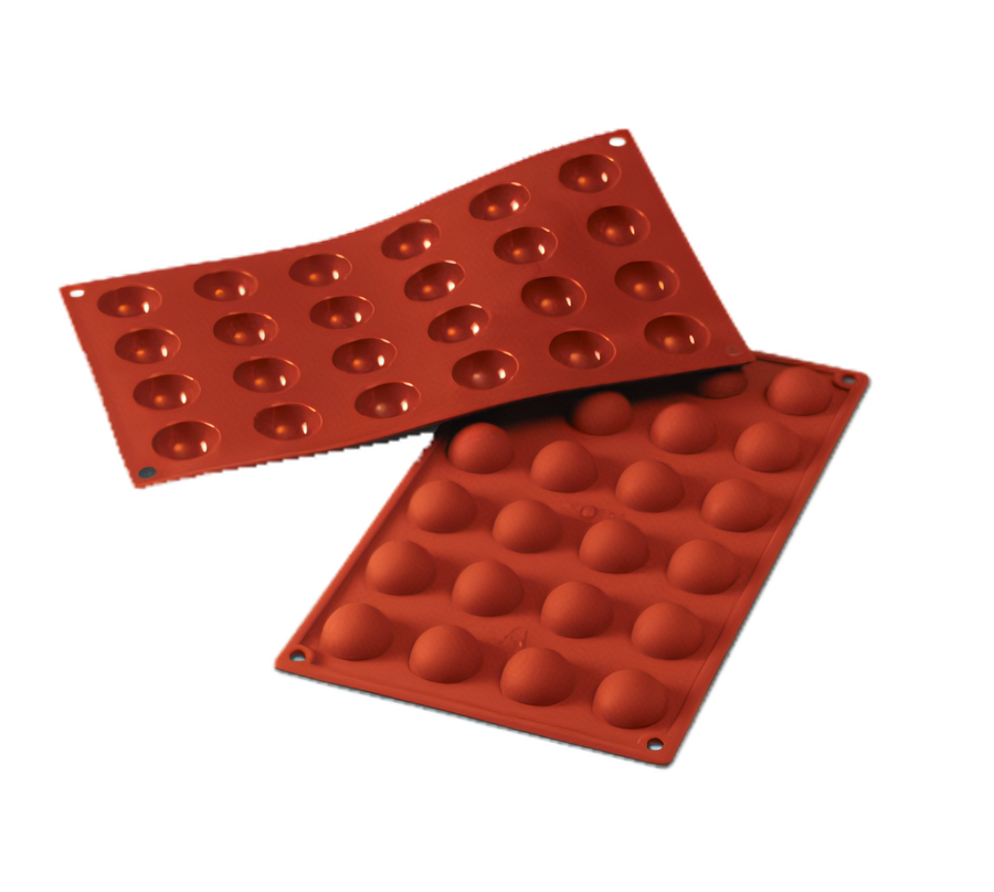 Product image #1 for Silikomart 24-Cavity Half Sphere Silicone Baking Mold