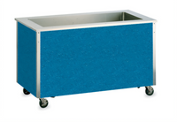 Vollrath 4-Series Signature Server® 74-Inch Non-Refrigerated 5-Pan Cold Station with Stainless Steel Countertop
