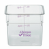 Thumbnail image #1 for Cambro 6SFSCW441 CamSquare® Commercial Food Storage Containers Case of 6
