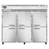 Thumbnail image #1 for Continental Refrigerator 3FENSAHD Extra-Wide Three-Section Reach-In Freezer with Half-Height Solid Doors