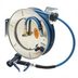 Thumbnail image #1 for T&S Brass Open Stainless Steel Retractable Hose Reel System with 1/2-Inch x 50-Foot Hose and Front Trigger Spray Valve