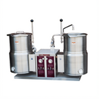 Thumbnail image #1 for Southbend (Middleby) Southbend Steam KECT-10-2 Twin Tilting Electric Countertop Kettles, 10 Gallons Each, 2/3 Jacket