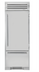 Thumbnail image #1 for 30-Inch Upright 1-Section Reach-In Refrigerator/Freezer Column with Built-In Ice Maker, Stainless Steel