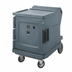 Thumbnail image #1 for Cambro Camtherm Hot/Cold Low Profile Electric Holding Cart for Sheet Pans and Food Pans, Single Door, Granite Gray