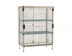 Thumbnail image #1 for Metro SlideSecure MetroMax Stationary Wire Security Cage with Sliding Doors and 2 Intermediate Shelves