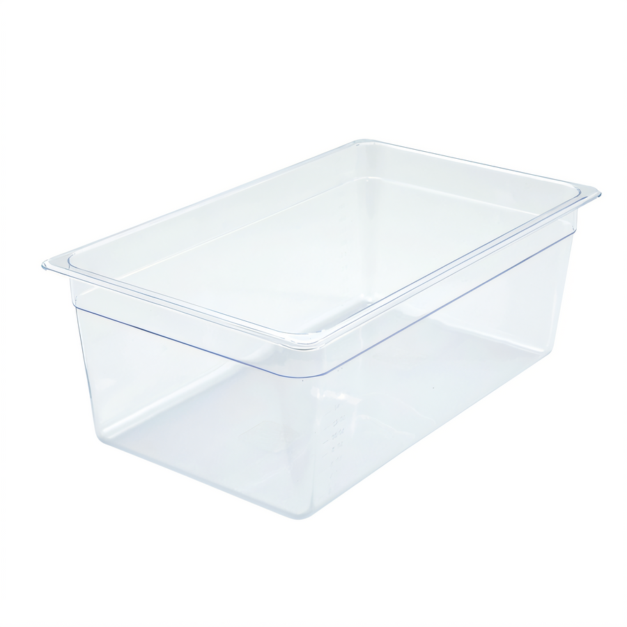 Product image #1 for Winco Poly-Ware Full-Size Clear Polycarbonate Food Pan, 7-3/4-Inch Deep