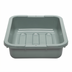 Thumbnail image #1 for Cambro Cambox 15 x 20 1-Compartment Light Gray Hi-Gloss Plastic Bus Tub