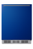 Thumbnail image #1 for Summit BRF611WHBADA 5.1 cu. ft. ADA-Compliant Undercounter Refrigerator-Freezer — Cobalt Blue Door