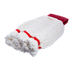 Thumbnail image #1 for Carlisle Medium Looped-End Microfiber Wet Mop Head, White, 5-Inch Wide Band