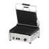 Thumbnail image #1 for Omcan Single Countertop Panini Grill with 12 x 15 Inch Grooved Cast Iron Plates, 120V