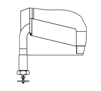 Vulcan 2-Inch Left Side 90° Front Steam Kettle Draw-Off Valve with Strainer