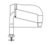 Thumbnail image #1 for Vulcan 2-Inch Left Side 90° Front Steam Kettle Draw-Off Valve with Strainer