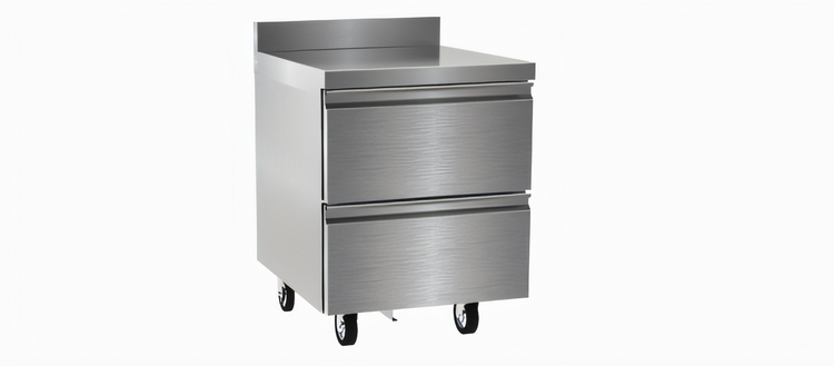 Product image #1 for Delfield STD4527NP 27-Inch One-Section Undercounter Drawer Freezer Base with 4-Inch Backsplash