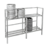 Thumbnail image #1 for Channel Manufacturing KSR48 All-Welded Aluminum Single-Deep Keg Storage Rack, 4 Keg Capacity