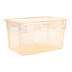 Thumbnail image #1 for StorPlus Color-Coded Yellow Polycarbonate Food Storage Box, 21.5 Gallons, 18 x 26 x 15 Inches