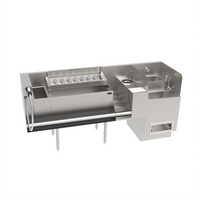 Krowne Taffer Command Station 76-Inch Underbar Bar Ice Bin with 10-Circuit Cold Plate