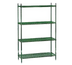 Thumbnail image #1 for Klinger's Trading S1836-GREEN Wire Shelving