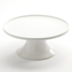 Thumbnail image #1 for American Metalcraft PSP12 Round Porcelain Cake Stand, White, 12-Inch Diameter, 5-1/4-Inch Height Case of 4