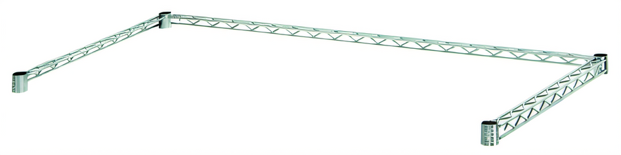 Product image #1 for Quantum 60-Inch x 18-Inch 3-Sided Wire Frame Shelf, 304 Stainless Steel