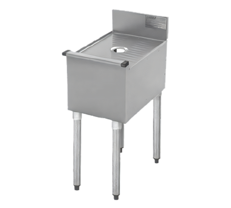 Product image #1 for Eagle Group 2200 Series 12-Inch Wide Underbar Side-To-Side Modular Add-On Workboard, 24-Inch Deep, 304 Stainless Steel