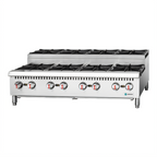 Thumbnail image #1 for Hurakan by Equip.me Heavy Duty Countertop Step-Up 8 Open Burner Range