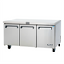Thumbnail image #1 for Migali Competitor Series Three-Section Undercounter Reach-In Refrigerator, 24.5 Cu. Ft., Solid Doors, Stainless Steel
