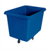 Thumbnail image #1 for Rubbermaid Commercial Mobile Open-Top Cube Truck, 8 Cu. Ft., 300 lb. Capacity, Dark Blue