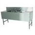 Thumbnail image #1 for Advance Tabco Prestige 3-Compartment Stainless Steel Underbar Sink Unit with Dual Drainboards and Splash Mount Faucet, 60-Inch