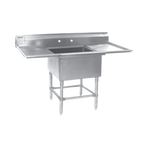 Thumbnail image #1 for Eagle Group Spec-Master FN2020-1-24R-14/3 47-1/2-Inch 1-Compartment 14-Gauge Stainless Steel Sink with Right Drainboard