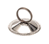 Thumbnail image #1 for 2-1/4 x 2-3/4 Inch Stainless Steel Menu Card Holder with Ring Clip and Gadroon Base