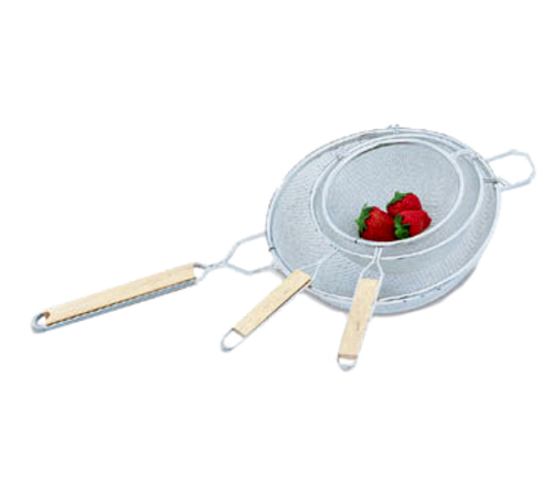 Product image #1 for Vollrath 6-1/4 Inch Medium Mesh Wire Strainer with 6 Inch Lacquered Handle