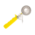 Thumbnail image #1 for Crestware #20 Deluxe Thumb Lever Disher, 1 to 1.8 oz, Yellow Ergonomic Handle