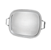 Thumbnail image #1 for Elegant Reflections Mirror-Finish Stainless Steel Oblong Serving Tray with Handles