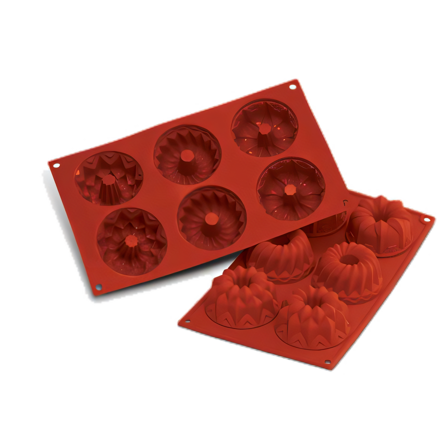 Product image #1 for Silikomart Siliconflex Mini Fantasy Silicone Baking Mold, 18-Cavity