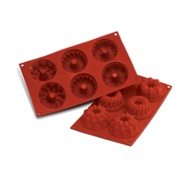 Silikomart Siliconflex Mini Fantasy Silicone Baking Mold, 18-Cavity