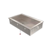 Thumbnail image #1 for Vollrath Short Sided Non-Refrigerated 2-Pan Cold Drop-In Food Well