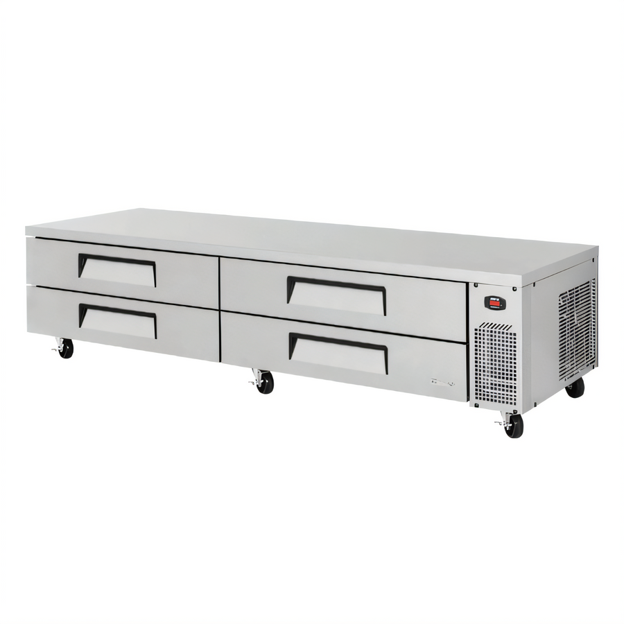 Product image #1 for Turbo Air Super Deluxe 96-3/8-Inch Wide 4-Drawer Chef Base Refrigerator