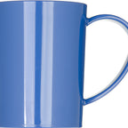 Thumbnail image #1 for CFS Brands 4306614 8 oz Ocean Blue Tritan Plastic Mug with Easy-Grip Handle, Nestable, Break-Resistant Case of 12