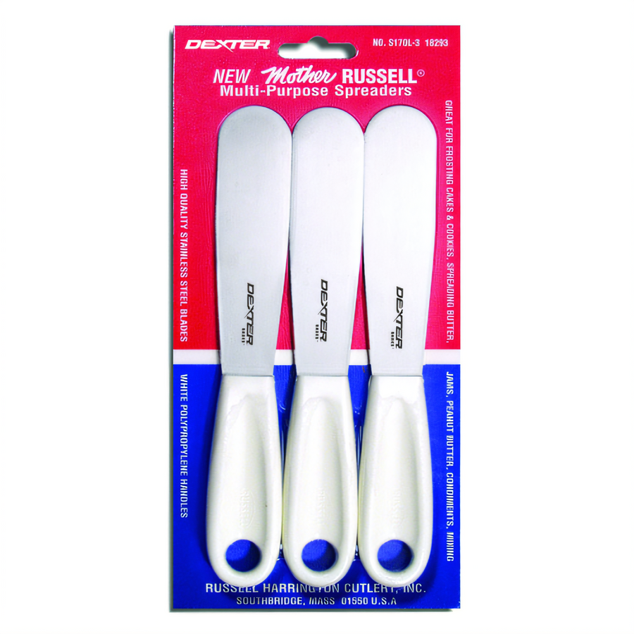 Product image #1 for Basics Mother Russell 3-Pack Spreader Set, 8-Inch Overall Length, 4-1/2-Inch Stainless Steel Blade