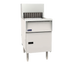 Thumbnail image #1 for Crisp 'N Hold PCF-18 Floor Model 3-Section Crispy Food Station / Fry Dump Station, 1,050 Cu. In. Capacity