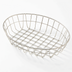 Thumbnail image #1 for American Metalcraft Oblong Stainless Steel Grid Basket, 11 x 8 x 2-1/2 Inches