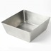 Thumbnail image #1 for 12 x 12 Inch Square Stainless Steel Mixing Bowl, 254 oz., Satin Finish