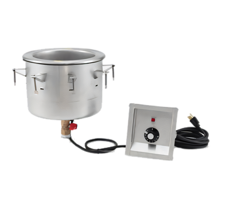 Product image #1 for Vollrath Drop-In Insulated Wet Soup Well with Thermostatic Controls for (1) 11-Quart Round Inset