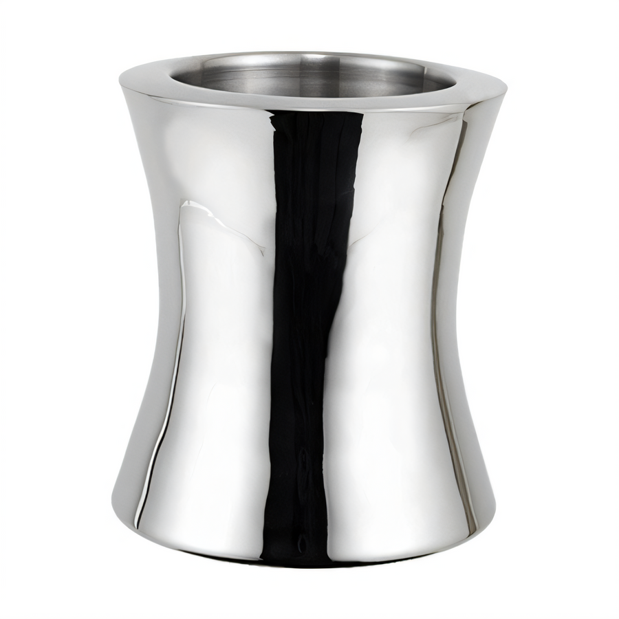 Product image #1 for Winco 60 oz Double-Walled Stainless Steel Hourglass Wine Cooler Bucket