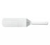 Thumbnail image #1 for Mundial 8 x 3 Inch Perforated Stainless Steel Turner with White Polypropylene Handle